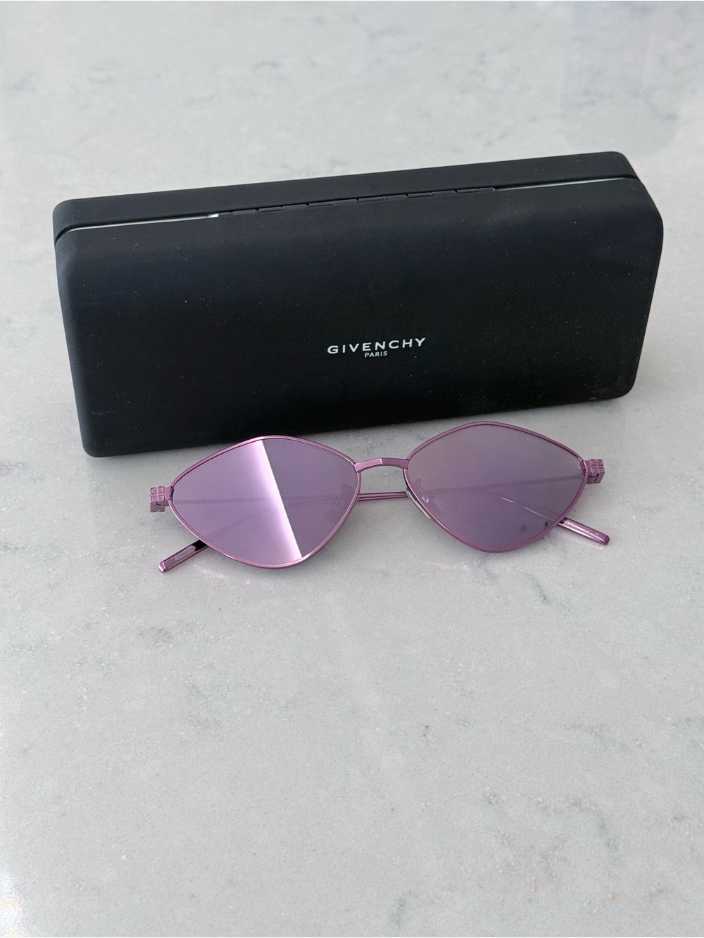 Givenchy GV Speed Pink Lilac Geometric Sunglasses - Picture 8 of 9